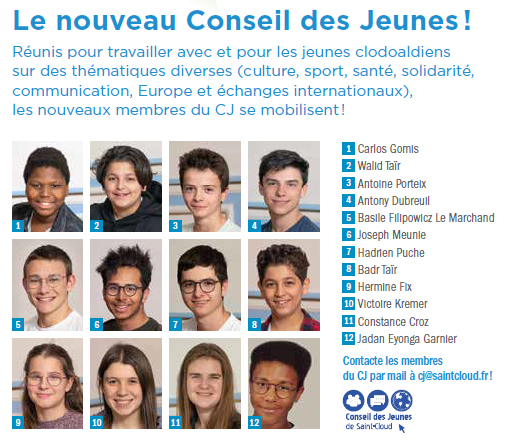 Conseil des jeunes Conseil des jeunes