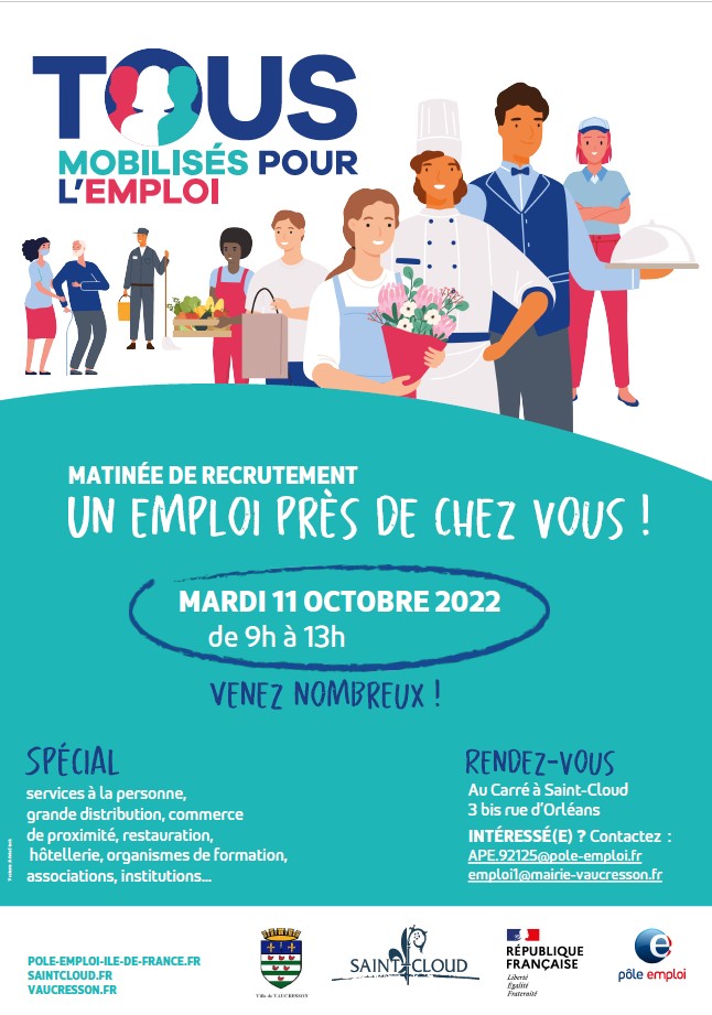 Affiche forum emploi 2022