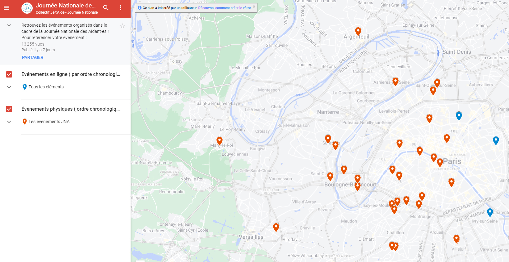 Carte des aidants
