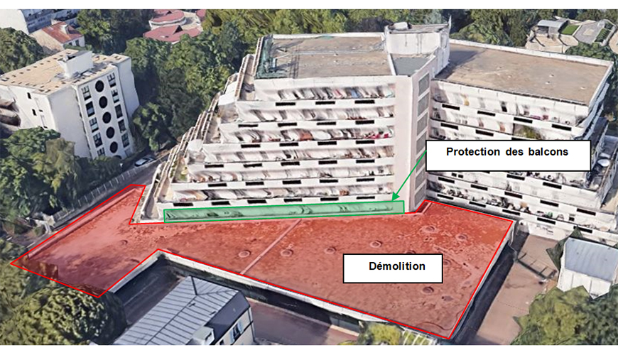 Démolition marché 1