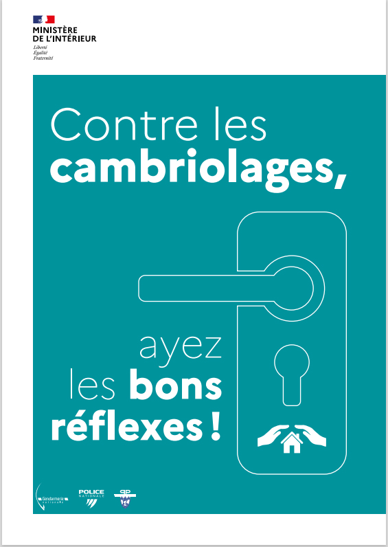 Flyer contre le cambriolage