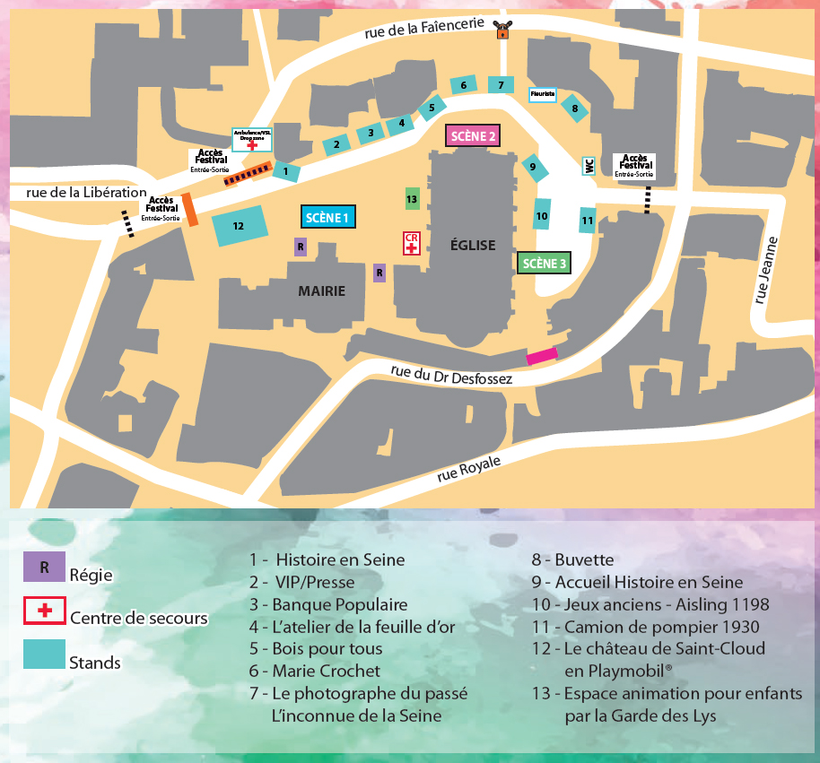 Plan du festival